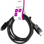 DELTACO DisplayPort cable, DP 1.4, 8K@60Hz, 2m, black