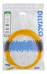 DELTACO OS2 fiber cable LC - LC, simplex, singlemode, UPC, 9/125, 10m DELTACO OS2 fiber cable LC - LC, simplex, singlemode, UPC, 9/125, 10m