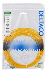 DELTACO OS2 fiber cable LC - LC, simplex, singlemode, UPC, 9/125, 8m
