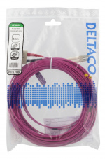 DELTACO OM4 fiber cable LC - SC, duplex, multimode, 50/125, 15m