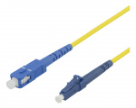 DELTACO Fiberkablage, 5m, LC - SC, 9/125, OS1/2, singlemode, LSZH (Low DELTACO Fiberkablage, 5m, LC - SC, 9/125, OS1/2, singlemode, LSZH (Low