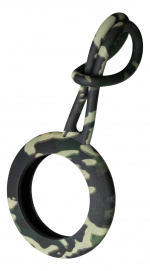 DELTACO Apple AirTag case, Silicone, Camouflage