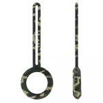 DELTACO Apple AirTag case, Silicone, Camouflage