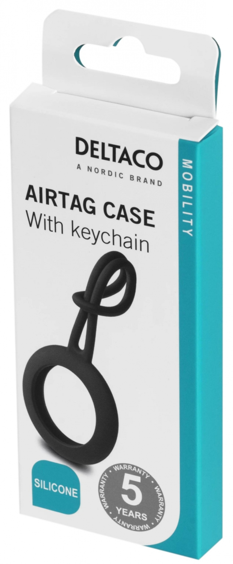 DELTACO Apple AirTag case, Silicone, Camouflage