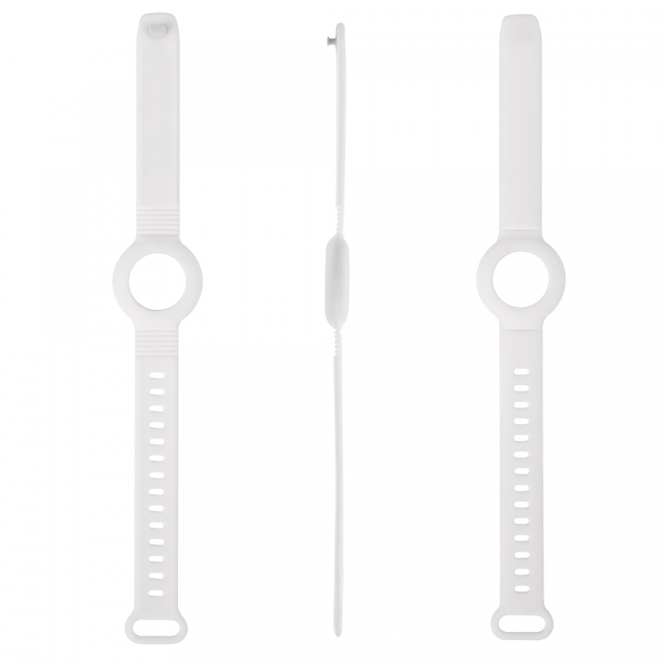 DELTACO Apple AirTag, Silicone wristband, white DELTACO Apple AirTag, Silicone wristband, white