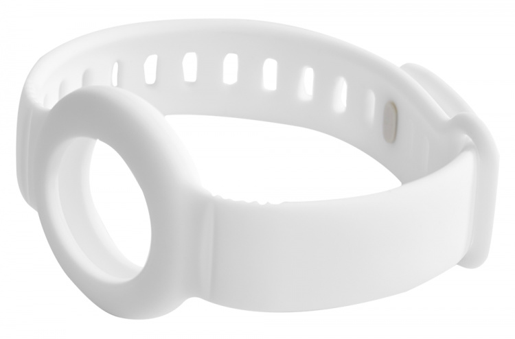 DELTACO Apple AirTag, Silicone wristband, white DELTACO Apple AirTag, Silicone wristband, white