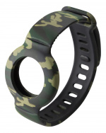 DELTACO Apple AirTag, Silicone wristband, Camouflage DELTACO Apple AirTag, Silicone wristband, Camouflage