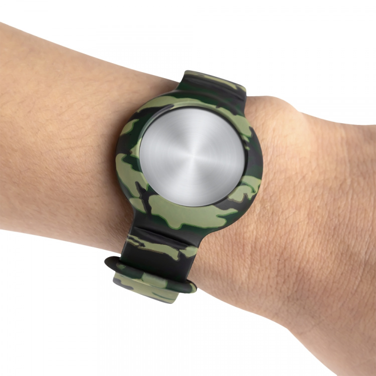 DELTACO Apple AirTag, Silicone wristband, Camouflage DELTACO Apple AirTag, Silicone wristband, Camouflage