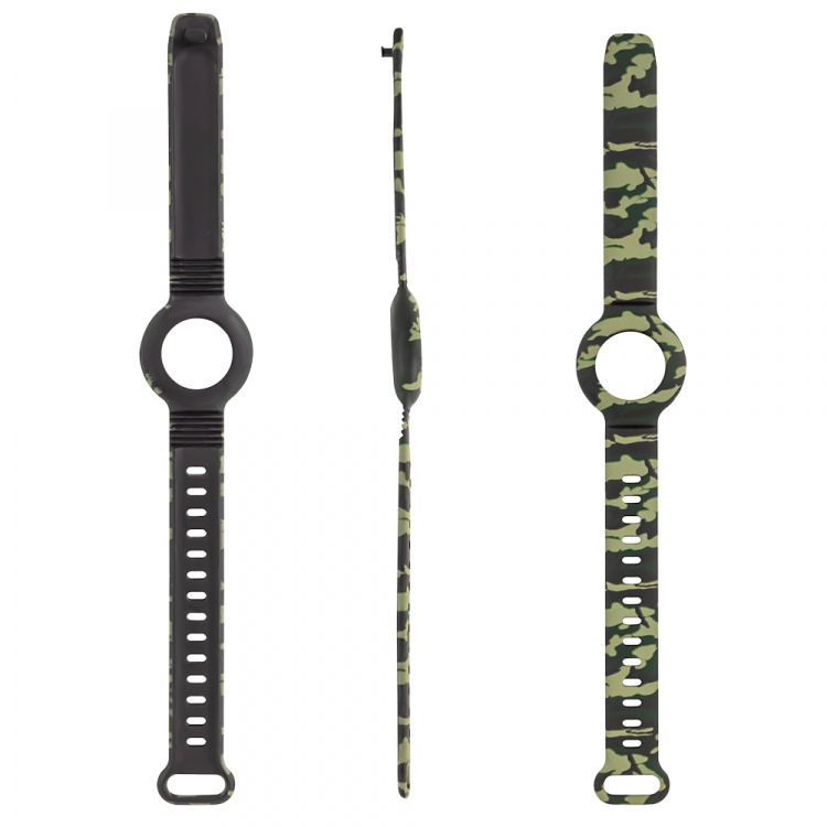 DELTACO Apple AirTag, Silicone wristband, Camouflage DELTACO Apple AirTag, Silicone wristband, Camouflage