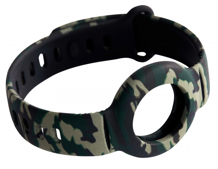 DELTACO Apple AirTag, Silicone wristband, Camouflage DELTACO Apple AirTag, Silicone wristband, Camouflage