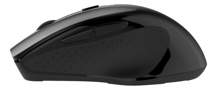 Deltaco wireless office mouse, ergonomic shape, silent clicks, USB rec
