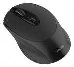 DELTACO Wireless office silent mouse, USB receiver, rubber coated