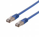 DELTACO S/FTP Cat6 patchkabel, LSZH, 1,5m, Blue