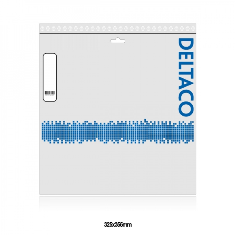DELTACO U/UTP Cat6a patch cable, 500MHz, Delta-certified, LSZH, white
