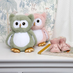 Teddykompaniet Självlysande Uggla Grön