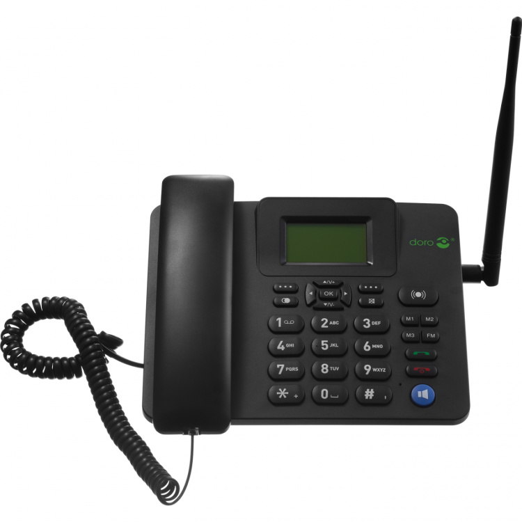 Doro 4100H 4G Desk Phone, Black Doro 4100H 4G Desk Phone, Black