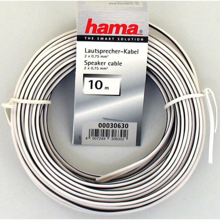 Hama peaker Cable 2 x 0,75 mm ², 10 m