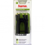 Hama Audio Extension Cable, 2 RCA plugs - 2 RCA sockets, gold-pl