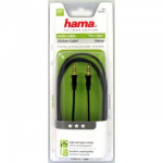 Hama Flexi-Slim Audio Cable, 3.5 m m jack plug - plug, stereo, 1 Hama Flexi-Slim Audio Cable, 3.5 m m jack plug - plug, stereo, 1