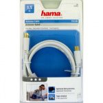 Hama Antenna Cable 100dB 1.5m White Hama Antenna Cable 100dB 1.5m White