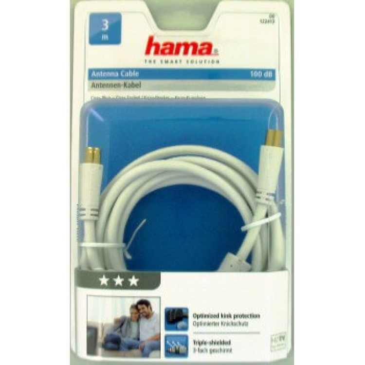 Hama Antenna Cable 100dB 3.0m White