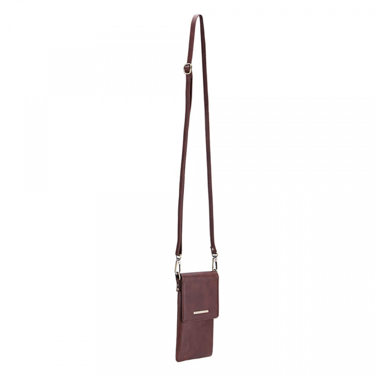 Onsala Mobile Bag with Neckstrap Brown Universal up to 6.7 Onsala Mobile Bag with Neckstrap Brown Universal up to 6.7
