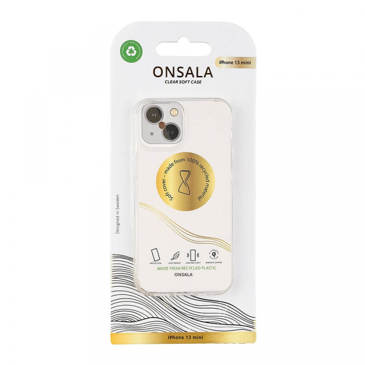 Onsala Phone Case Recycled TPU Transparent - iPhone 13 Mini Onsala Phone Case Recycled TPU Transparent - iPhone 13 Mini