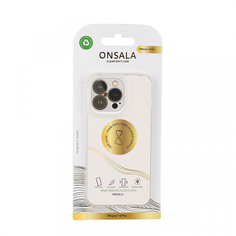 Onsala Phone Case Recycled TPU Transparent - iPhone 14 Pro Onsala Phone Case Recycled TPU Transparent - iPhone 14 Pro