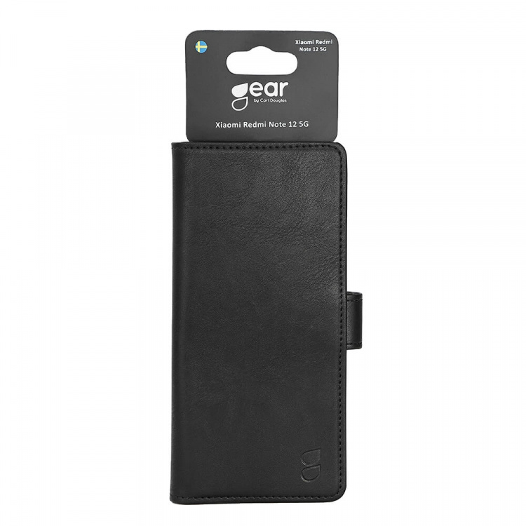Gear Wallet Case Black - Xiaomi Redmi Note 12 5G Gear Wallet Case Black - Xiaomi Redmi Note 12 5G