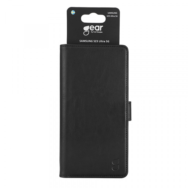 Gear Wallet Case Black - Samsung S23 Ultra