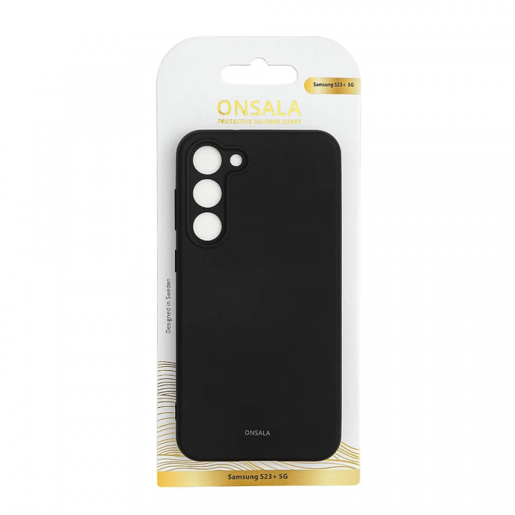 Onsala Phone Case Silicone Black - Samsung S23+ 5G