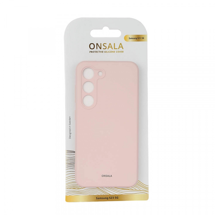 Onsala Phone Case Silicone Chalk Pink - Samsung S23 5G Onsala Phone Case Silicone Chalk Pink - Samsung S23 5G