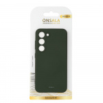Onsala Phone Case Silicone Olive Green - Samsung S23 5G
