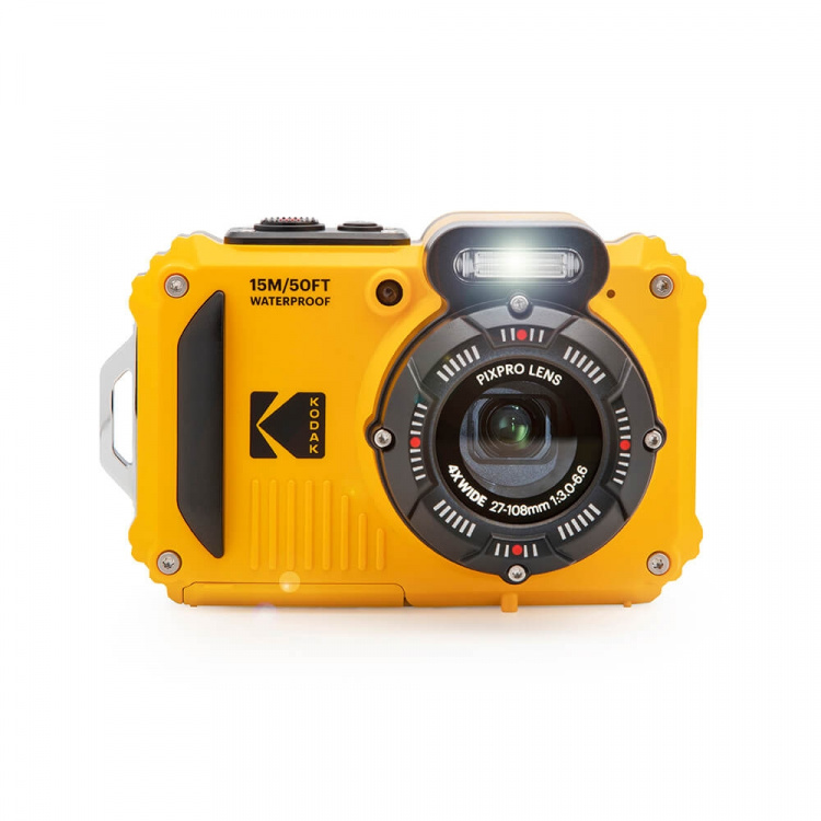 Kodak Digital Camera Pixpro WPZ2 5x WP 16MP Wifi Yellow
