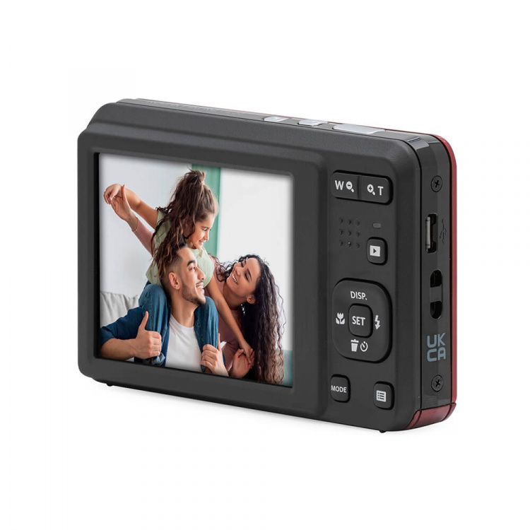 Kodak Digital Camera Pixpro FZ55 CMOS 5x 16MP Red