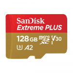 SANDISK MicroSDXC Extreme Plus 128GB 200MB/s A2 C10 V30 UHS-I SANDISK MicroSDXC Extreme Plus 128GB 200MB/s A2 C10 V30 UHS-I