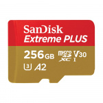 SANDISK MicroSDXC Extreme Plus 256GB 200MB/s A2 C10 V30 UHS-I SANDISK MicroSDXC Extreme Plus 256GB 200MB/s A2 C10 V30 UHS-I