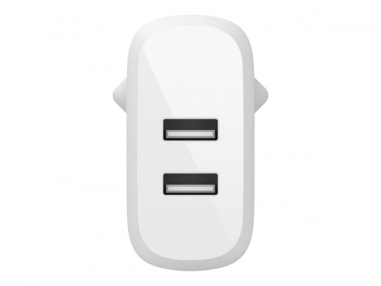 Belkin Väggladdare med 2x USB uttag + Lightning kabel 1m  Belkin Väggladdare med 2x USB uttag + Lightning kabel 1m