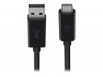Belkin USB-C 3.1 To USB-A 3.1 Cable 1m, Svart Belkin USB-C 3.1 To USB-A 3.1 Cable 1m, Svart
