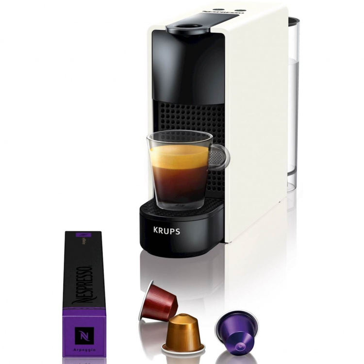 Krups Kapselmaskin Essenza Mini, 0,6 l. White Krups Kapselmaskin Essenza Mini, 0,6 l. White