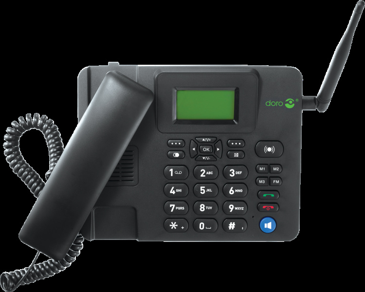 Doro 4100H 4G Desk Phone, Black Doro 4100H 4G Desk Phone, Black