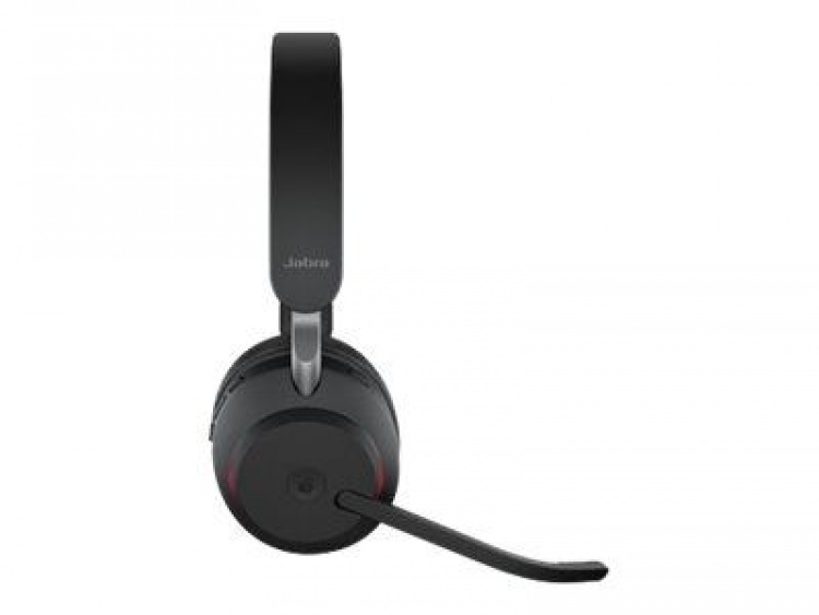 Jabra Office Trådlösa Hörlurar med Laddställ, Jabra Evolve2 65 Link380a Ms Stereo, Black Jabra Office Trådlösa Hörlurar med Laddställ, Jabra Evolve2 65 Link380a Ms Stereo, Black