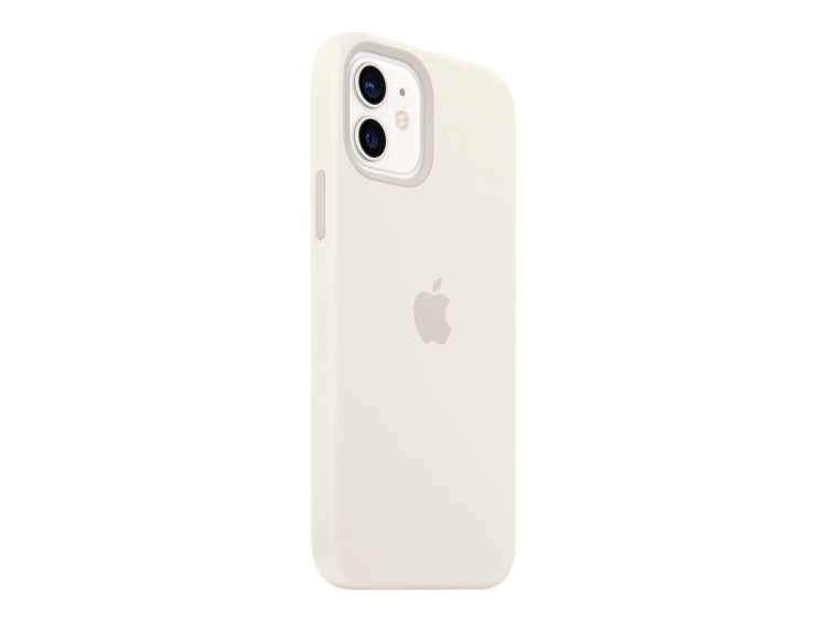 Apple iPhone 12/12 Pro Silicone Case with MagSafe White