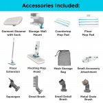 Black & Decker Ångmopp 1500W Steamsystem 8st Tillbehör Black & Decker Ångmopp 1500W Steamsystem 8st Tillbehör