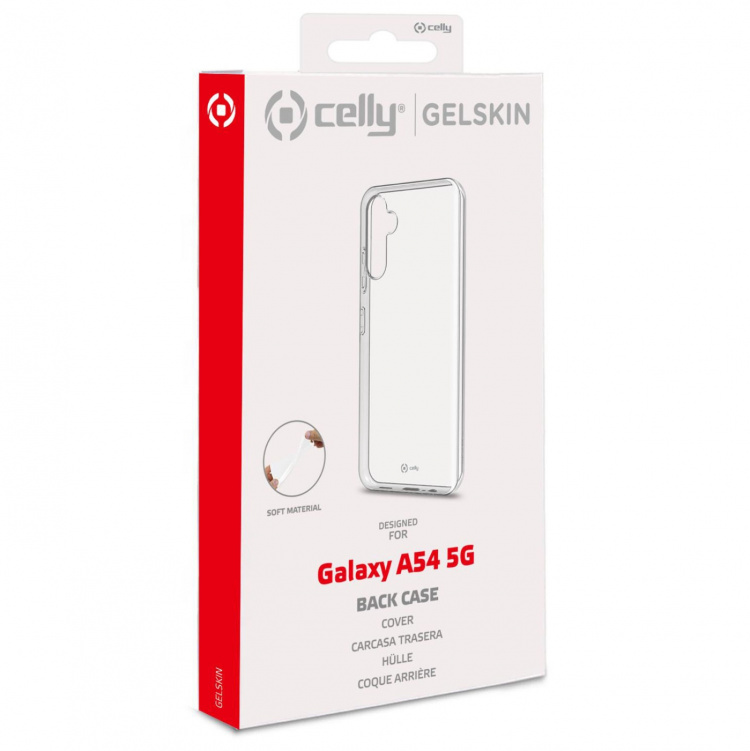 Celly Gelskin TPU Cover Galaxy A54 5G Transparent