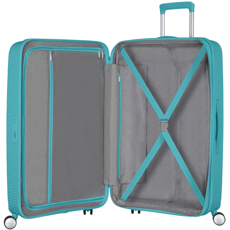 American Tourister Soundbox Resväska 67 Exp. Turquoise Tonic American Tourister Soundbox Resväska 67 Exp. Turquoise Tonic