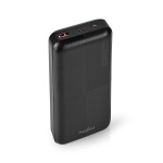 Nedis Powerbank | 20000 mAh | 1.5 / 2.0 / 3.0 A | Number of outputs: 2 | Output connection: 1x USB-A / 1x USB-C™ | Input connection: 1x Micro USB / 1x USB-C™ | PD2.0 18W | Lithium-Polymer
