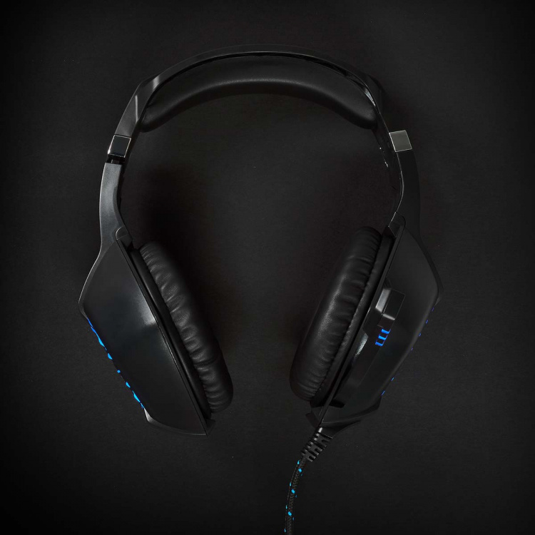 Nedis Gaming Headset | Over-Ear | Stereo | USB Type-A / 2x 3.5 mm | Fold-Away Microphone | 2.20 m | LED