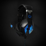 Nedis Gaming Headset | Over-Ear | Stereo | USB Type-A / 2x 3.5 mm | Fold-Away Microphone | 2.20 m | LED