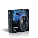 Nedis Gaming Mouse | Wired | 800 / 1200 / 2400 / 3200 / 4800 / 7200 dpi | Adjustable DPI | Number of buttons: 6 | Right-Handed | 1.50 m | LED Nedis Gaming Mouse | Wired | 800 / 1200 / 2400 / 3200 / 4800 / 7200 dpi | Adjustable DPI | Number of buttons: 6 | Right-Handed | 1.50 m | LED